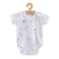 Dojčenské body s krátkym rukávom New Baby For Babies ocean