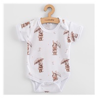 Dojčenské body s krátkym rukávom New Baby For Babies bunny
