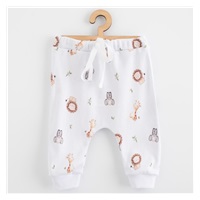 Detské bavlnené nohavice Jogger New Baby For Babies safari