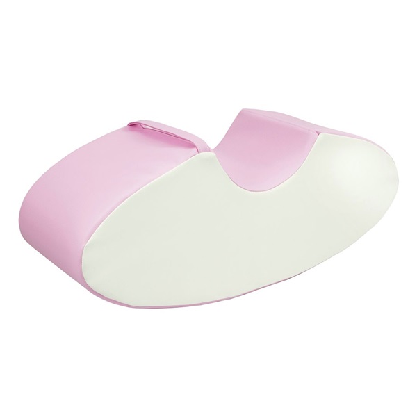 Penová hojdačka pre deti - Rocking Bean white pink