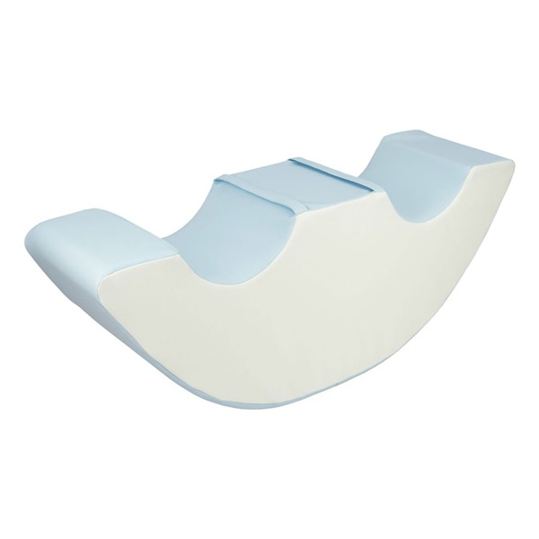 Penová hojdačka pre 2 deti - Rocking Bean white blue