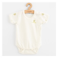 Dojčenské body s krátkym rukávom z organickej bavlny New Baby Olivy