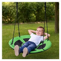 Hojdací kruh bocianie hniezdo 100 cm Baby Mix zelený