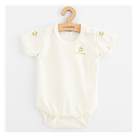 Dojčenské body s krátkym rukávom z organickej bavlny New Baby Olivy