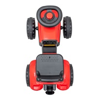 Detské odrážadlo traktor s vlečkou a náradim Baby Mix Benny červený