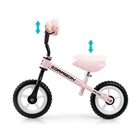 Detský balančný bicykel Milly Mally Dragon pink