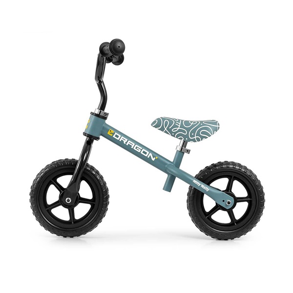 Detský balančný bicykel Milly Mally Dragon denim