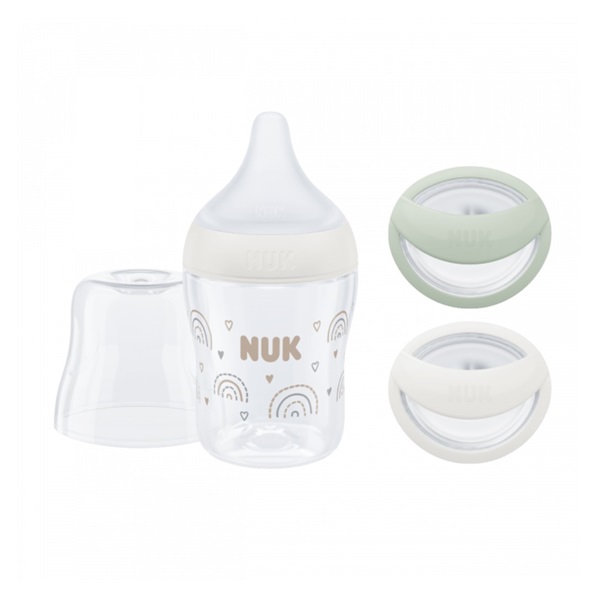 Dojčenská fľaša NUK Perfect Match Newborn Gift set 150 ml