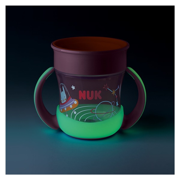 Detský hrnček Mini Magic NUK Cup Night 160 ml pink