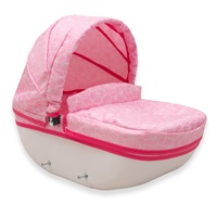 Luxusný detský kočík pre bábiky New Baby COMFORT ružový