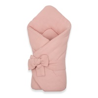 Mušelínová šnurovacia zavinovačka New Baby old pink