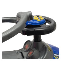 Detské odrážadlo s vodiacou tyčou 3v1 Baby Mix Mega Car modré (Poškodený obal)