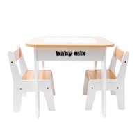 Detský stôl a stolička Baby Mix Leaf Natural