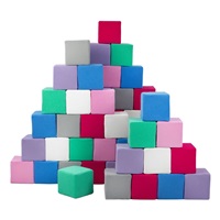Penové kocky-sada 45 veľkých penových kociek Pyramída uni