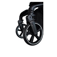 Kombinovaný detský kočík s veľkými kolesami 2 v 1 X-lander Cruiser 2.0 Cool Black 2025
