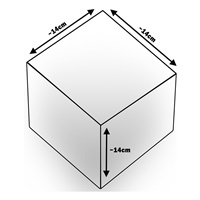 Penové kocky-sada 45 veľkých penových kociek Pyramída grey white