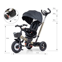 Detská trojkolka Milly Mally Movie gold (poškodený obal)