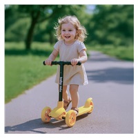 Detská kolobežka Baby Mix Prime žltá (Poškodený obal)