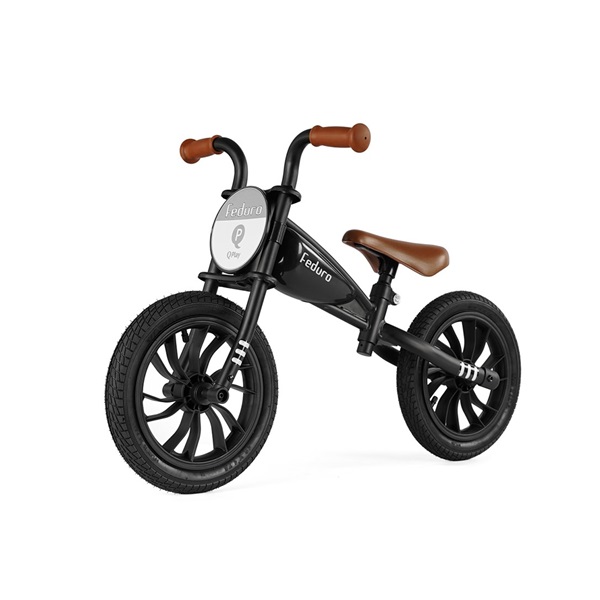 Detský balančný bicykel Qplay Feduro black