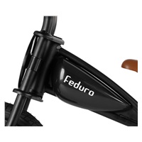 Detský balančný bicykel Qplay Feduro black