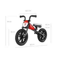 Detský balančný bicykel Qplay Feduro red