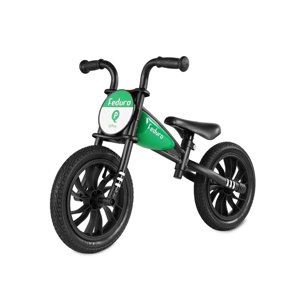 Detský balančný bicykel Qplay Feduro green