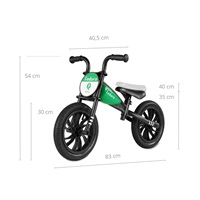 Detský balančný bicykel Qplay Feduro green