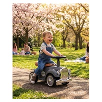 Detské odrážedlo Baby Mix Retro šedé