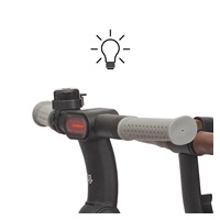 Luxusná detská trojkolka s osvetlením Milly Mally Twinkle grey (ROZBALENÉ)