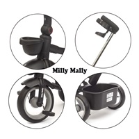 Luxusná detská trojkolka s osvetlením Milly Mally Twinkle grey (ROZBALENÉ)