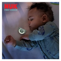 Cumlík NUK First Choice Night 6-18m 2 ks Hippo/Koala