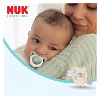 Cumlík NUK First Choice Night 6-18m 2 ks Bunny/Sheep