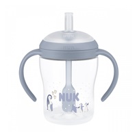 Kojenecká fľaša NUK Perfect Match na učenie so slamkou PENGUIN 150 ml