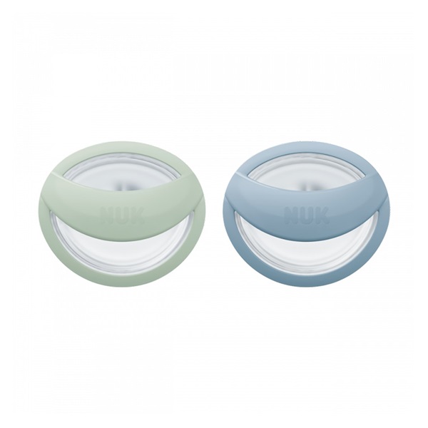 Cumlík NUK Perfect Match 0-6m 2 ks green/blue