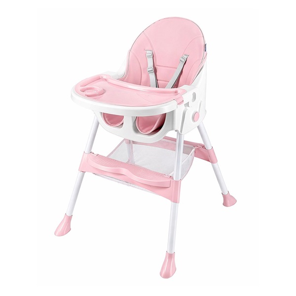Jedálenská stolička Baby Mix Nora dusty pink