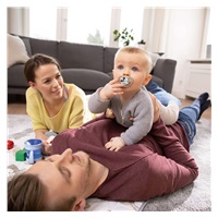 Cumlík NUK Perfect Match Air Disney Mickey Mouse  0–6 mesiacov red