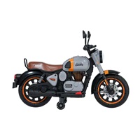 Detská elektrická motorka Baby Mix Rider sivá