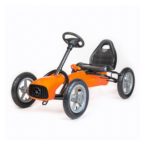 Detská šliapacia motokára Go-kart Baby Mix Buggy oranžová (Poškodený obal)