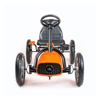 Detská šliapacia motokára Go-kart Baby Mix Buggy oranžová (Poškodený obal)
