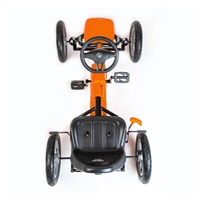 Detská šliapacia motokára Go-kart Baby Mix Buggy oranžová (Poškodený obal)