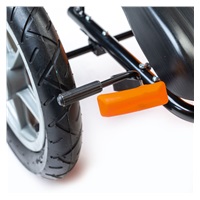 Detská šliapacia motokára Go-kart Baby Mix Buggy oranžová (Poškodený obal)