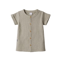 Dojčenská mušelínová košeľa s kraťasmi New Baby linen