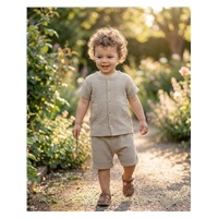 Dojčenská mušelínová košeľa s kraťasmi New Baby linen