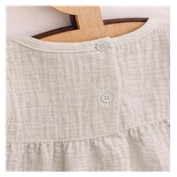 Dojčenské mušelínové šaty New Baby Ella linen