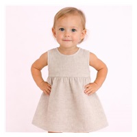 Dojčenské mušelínové šaty New Baby Ella linen