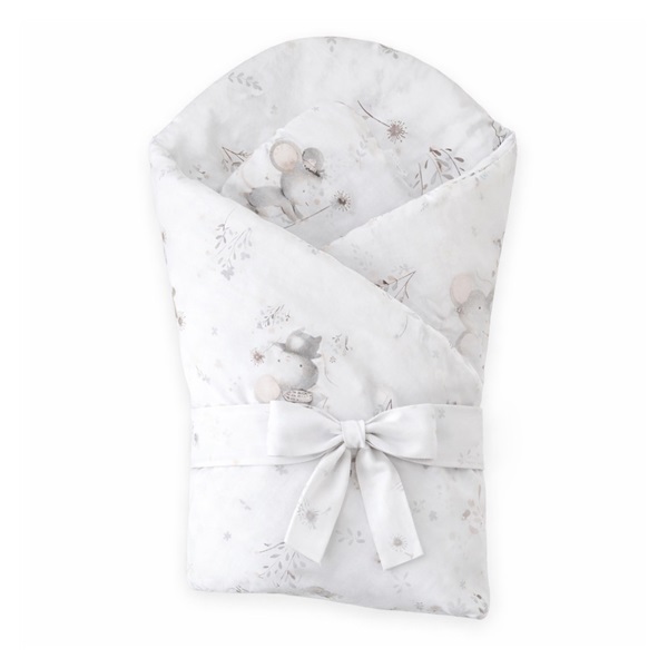 Detská zavinovačka New Baby Cute Mouse  80x80 cm