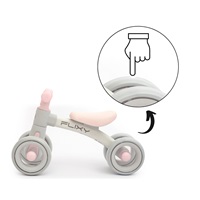 Detské odrážadlo s LED svetlom Milly Mally FLIXY pink