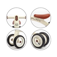 Detské odrážadlo s LED svetlom Milly Mally FLIXY cream