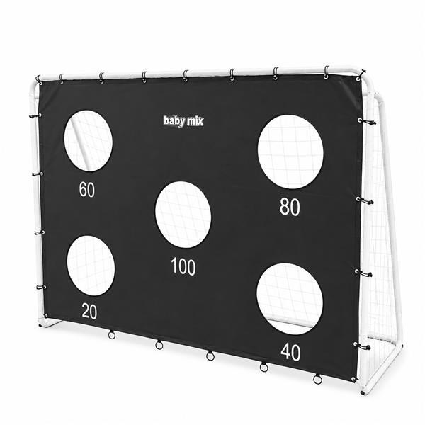 Futbalová bránka s terčovou plachtou Baby Mix black