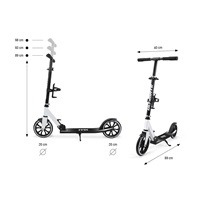 Detská kolobežka Milly Mally ULTIMATE white